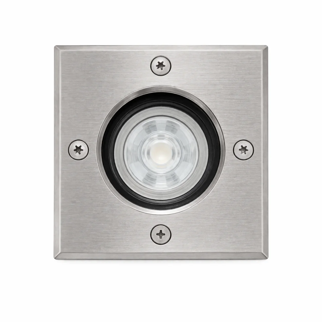 Inbouw grondspot, GU10 fitting, Aluminium, IP67, RVS