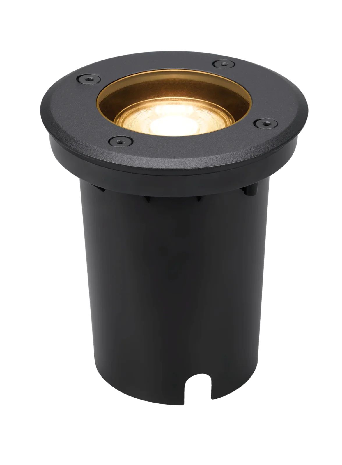 LED Grondspot GU10, Zwart, Ø110mm, IP67