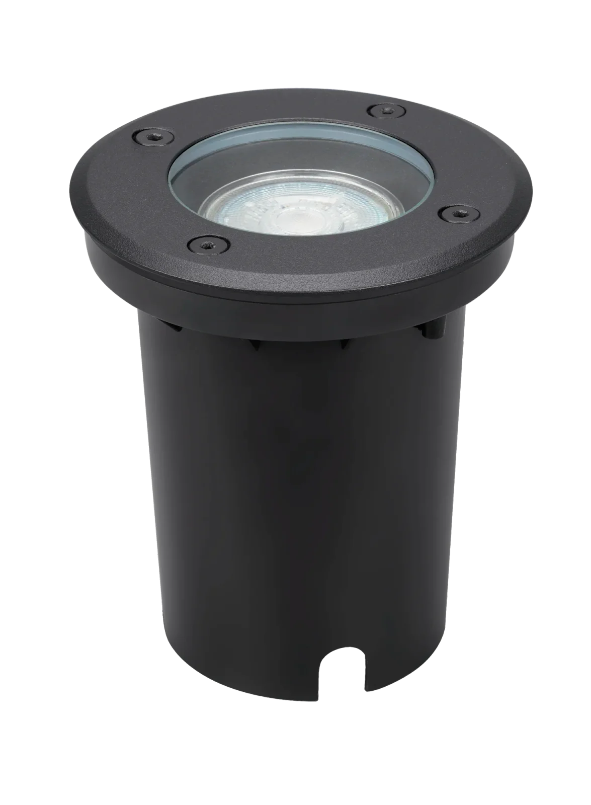 LED Grondspot GU10, Zwart, Ø110mm, IP67
