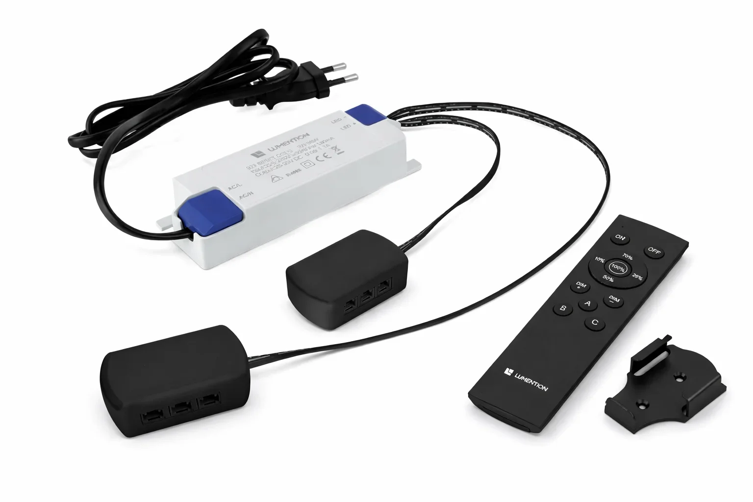 LED CCT Veranda Spot RF Set, Inclusief Afstandsbediening en Transformator max. 12 spot, voor 927.386510.CCT.12