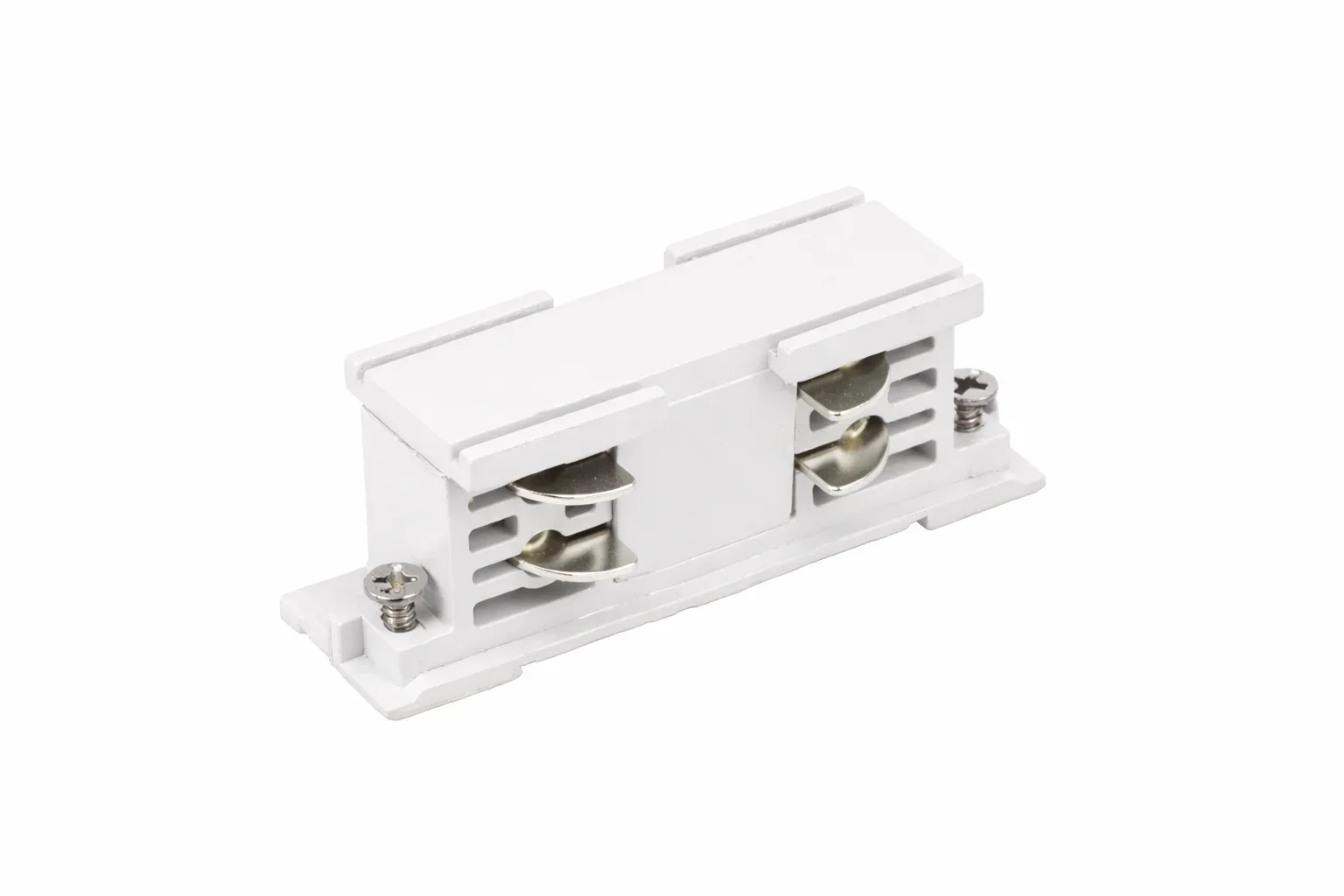 3-fase spanningsrail koppelstuk, binnenverbinder, Wit