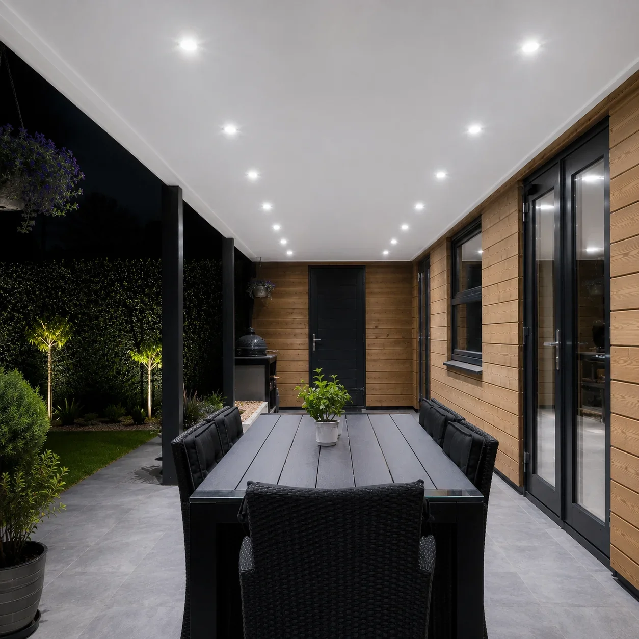 LED Verandaspot Set, 6000K, 5 Meter, Inclusief Driver, IP20