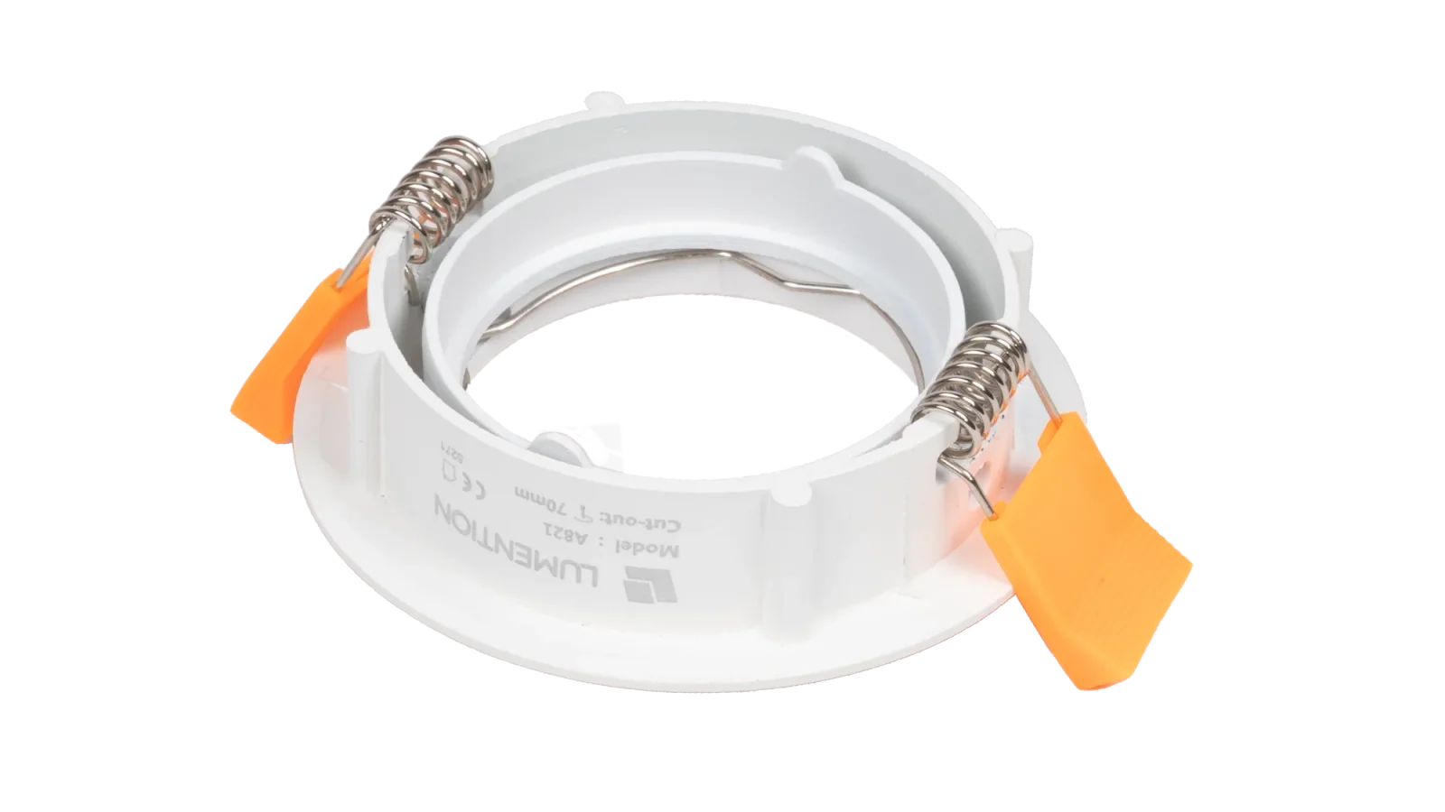 LED Inbouwspot Armatuur Set, Ø82xH22 mm, IP20, Kantelbaar 30°, Wit, 6 stuks