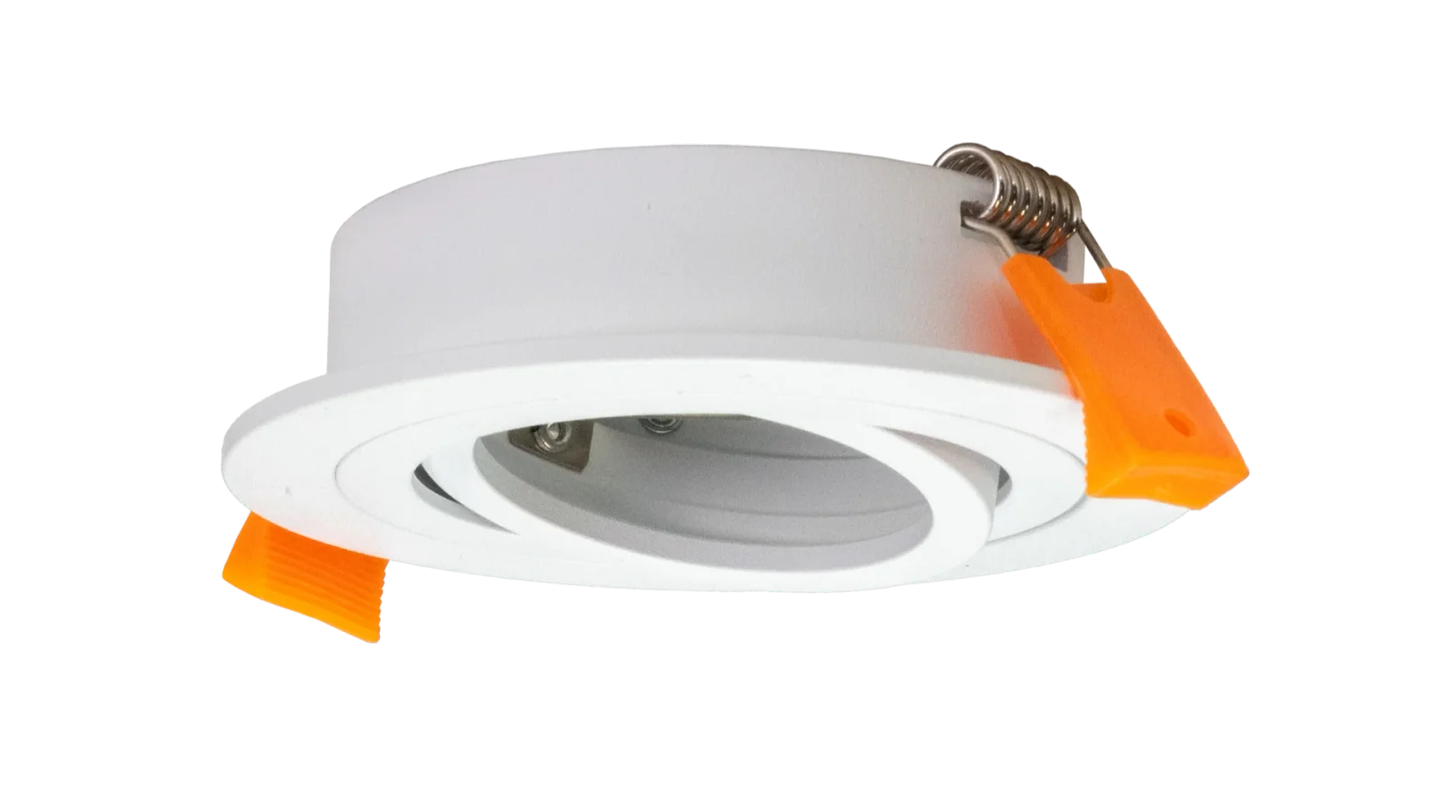 LED GU10 Inbouwspot Armatuur Set, Ø92xH23 mm, IP20, Rond, Kantelbaar 30°, Wit, 6 stuks