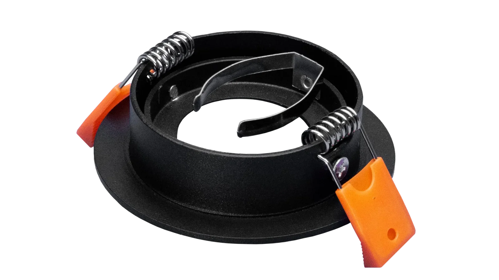 LED Inbouwspot Armatuur Set, Ø81xH24 mm, Rond, Kantelbaar, Mat Zwart, 6 stuks