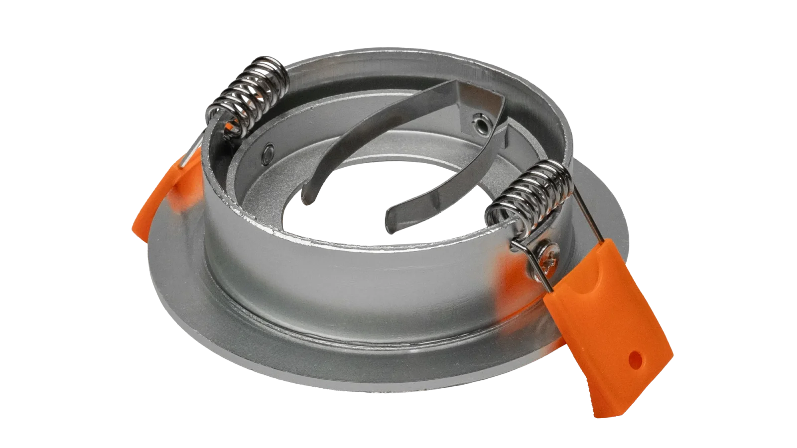 LED Inbouwspot Armatuur Set, Ø81xH24 mm, Kantelbaar, Geborsteld Aluminium, 6 stuks