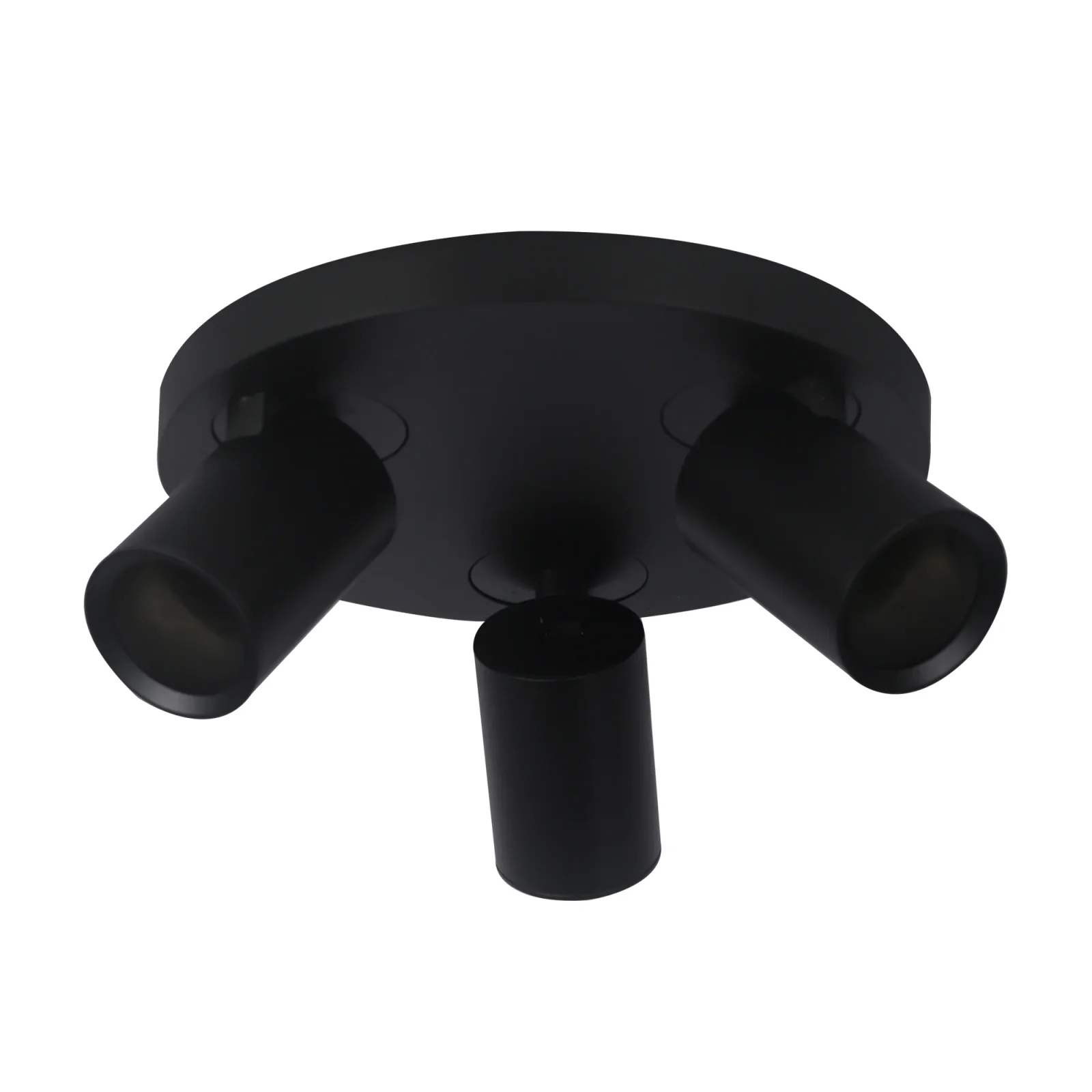 Plafondspot NOVA3 R, 3-Lichts, IP20, Zwart