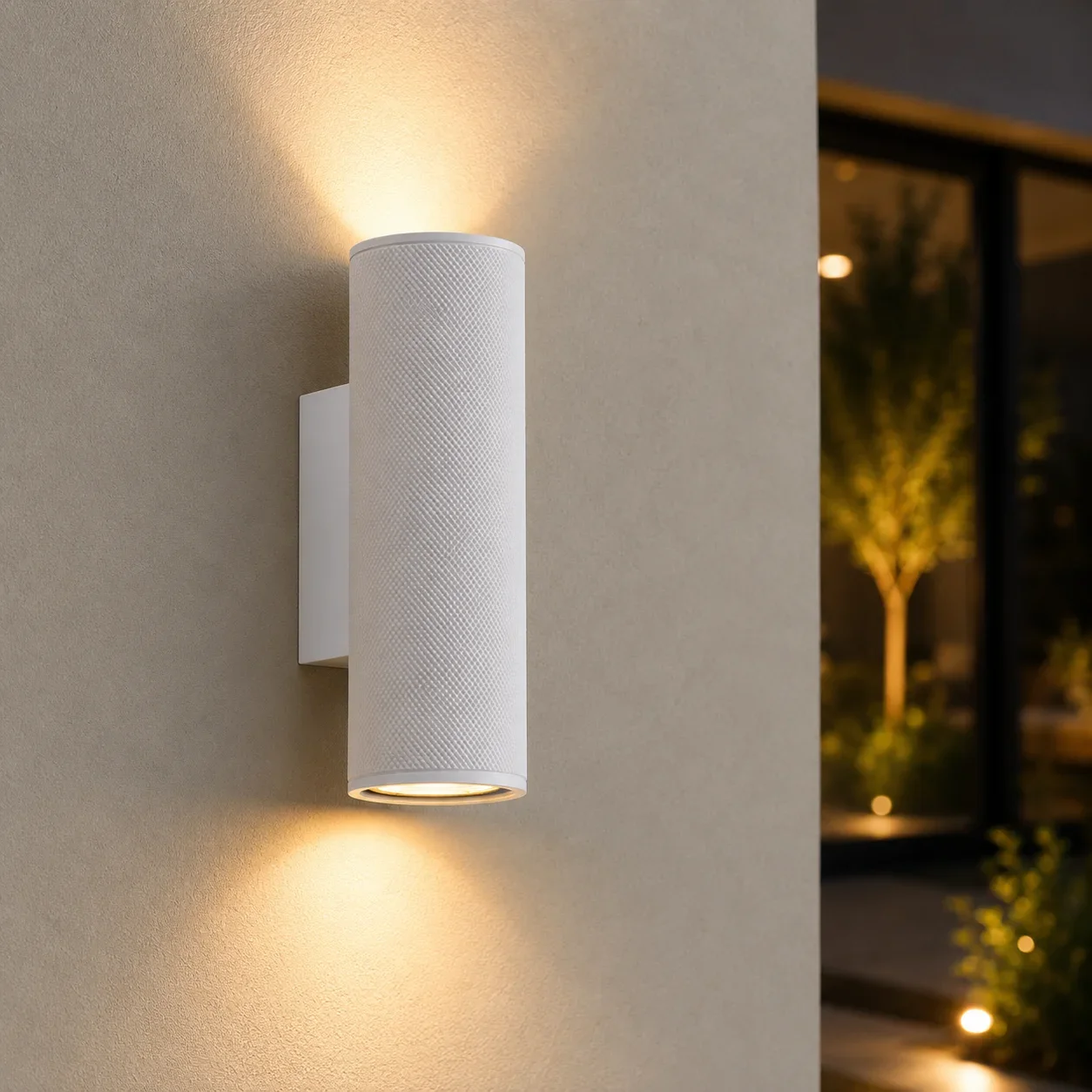 Wandlamp WALO GRID, Wit, IP20