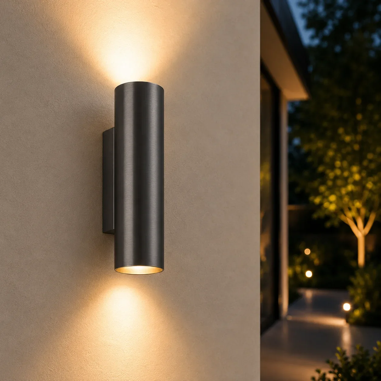 Wandlamp BIGO, GU10, IP20, Ø65x255 mm, Brons