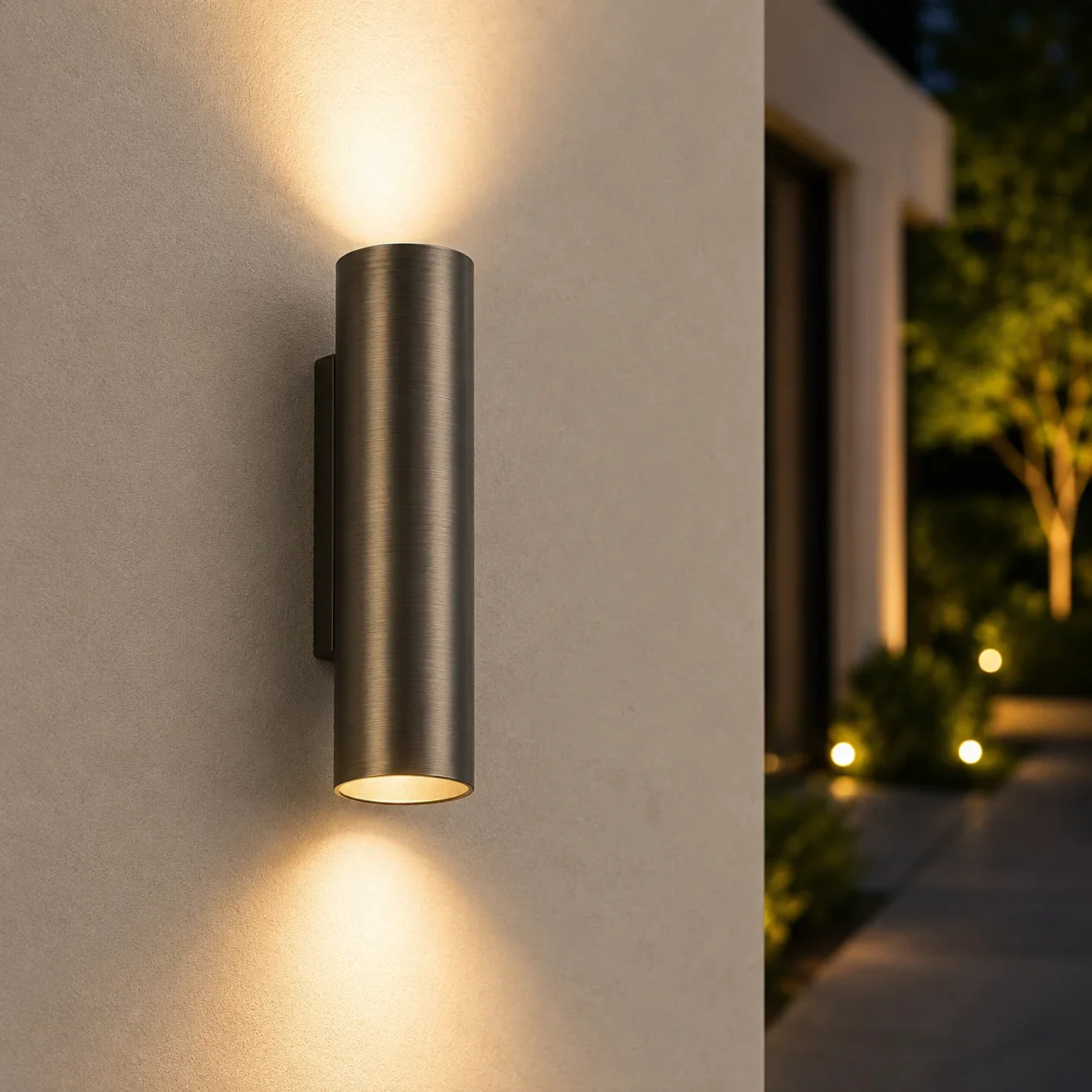 Wandlamp BIGO, GU10, IP20, Ø65x255 mm, Antiek Brons