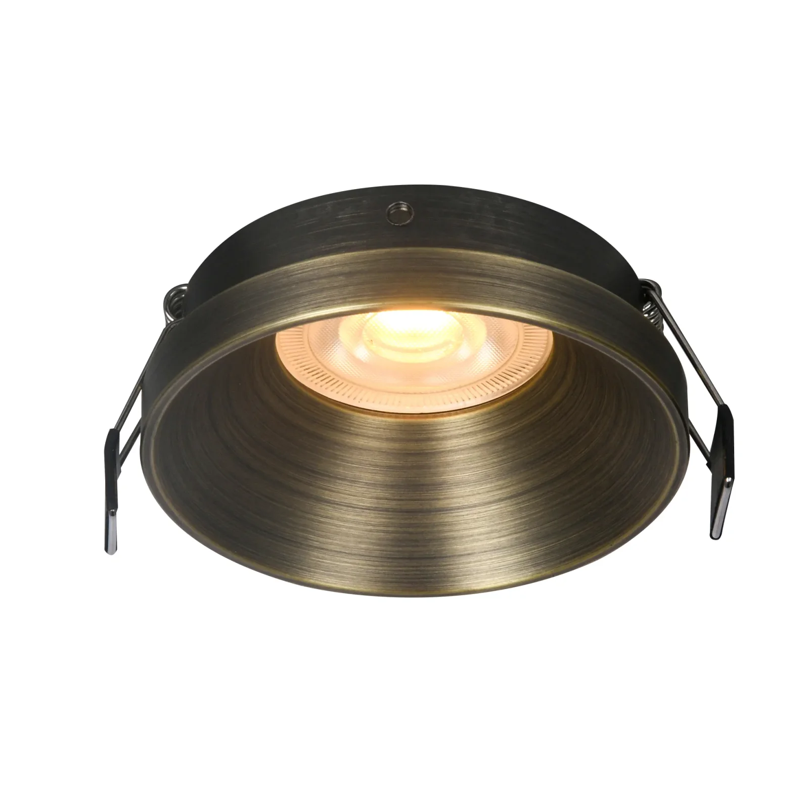 LED GU10 Inbouwspot Armatuur, DAZZLE, Antiek Brons, IP20