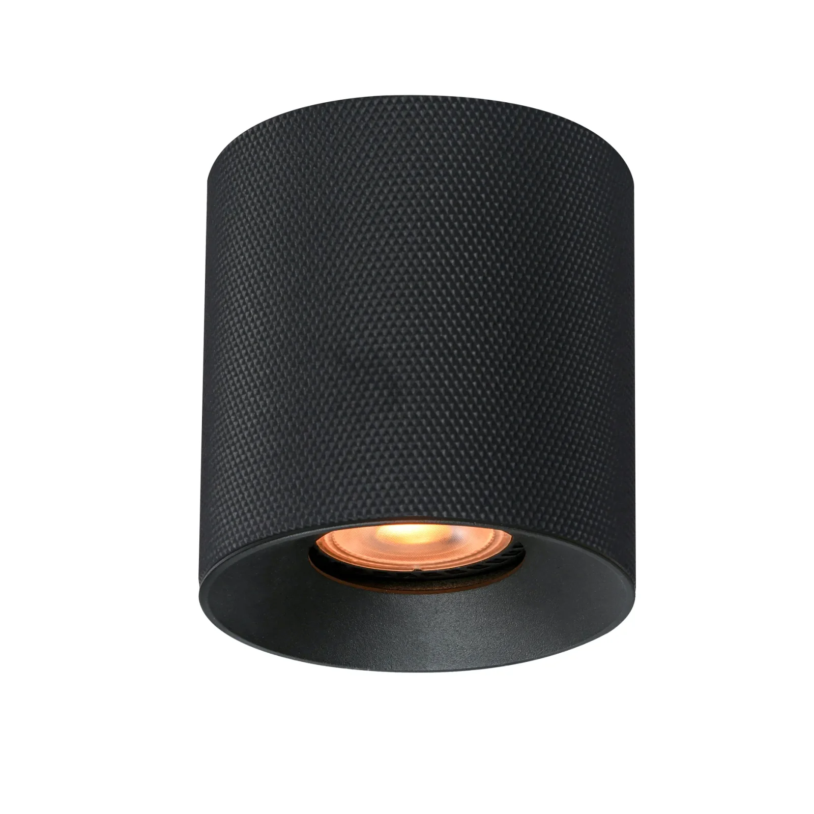 Plafondspot FACE GRID, Rond, GU10, IP20, Zwart