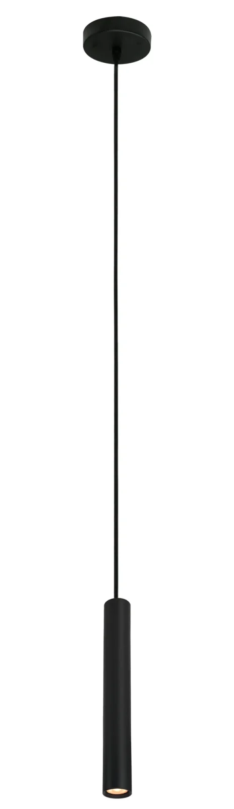 Hanglamp HOLA, Zwart, H1900 mm, Ø100 mm, IP20