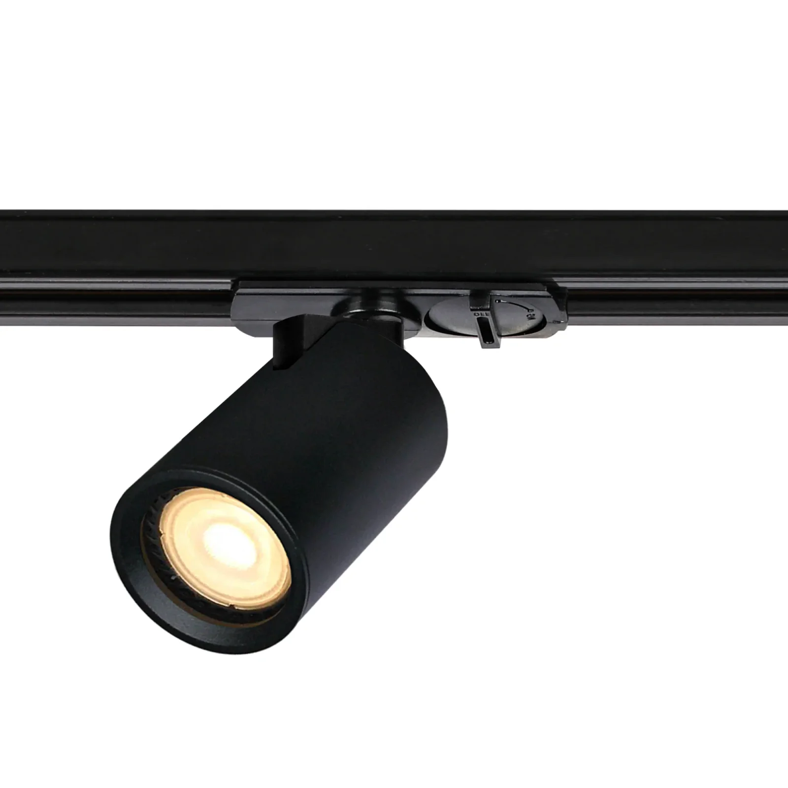 1-Fase LED Railspot NOVA, GU10, IP20, Ø56 x 85 mm, Zwart