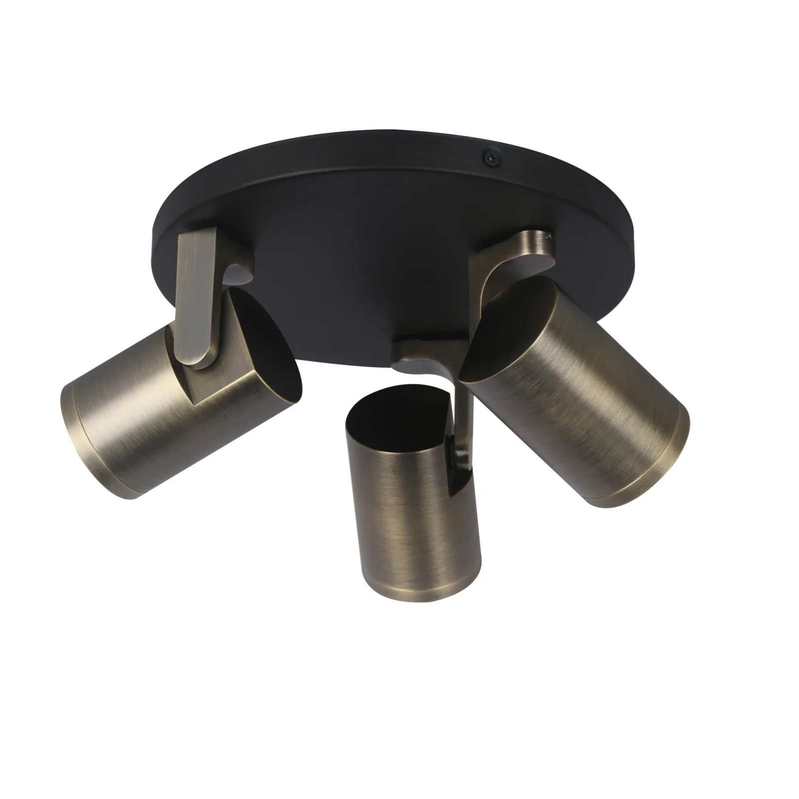 Plafondspot SOLO 3, 3-Lichts, IP20, Antiek Brons