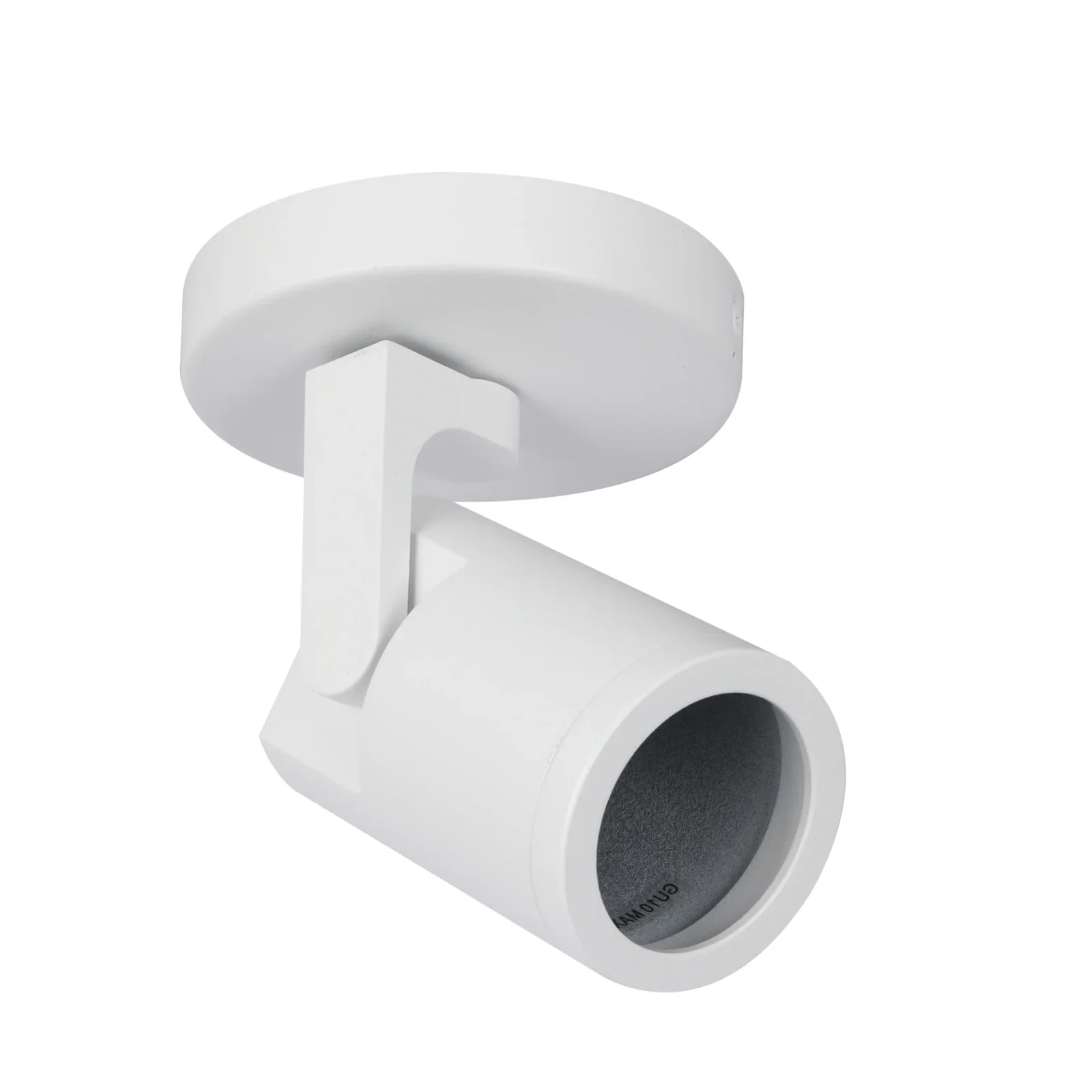 Plafondspot SOLO, Rond, Kantelbaar, GU10, IP20, Wit