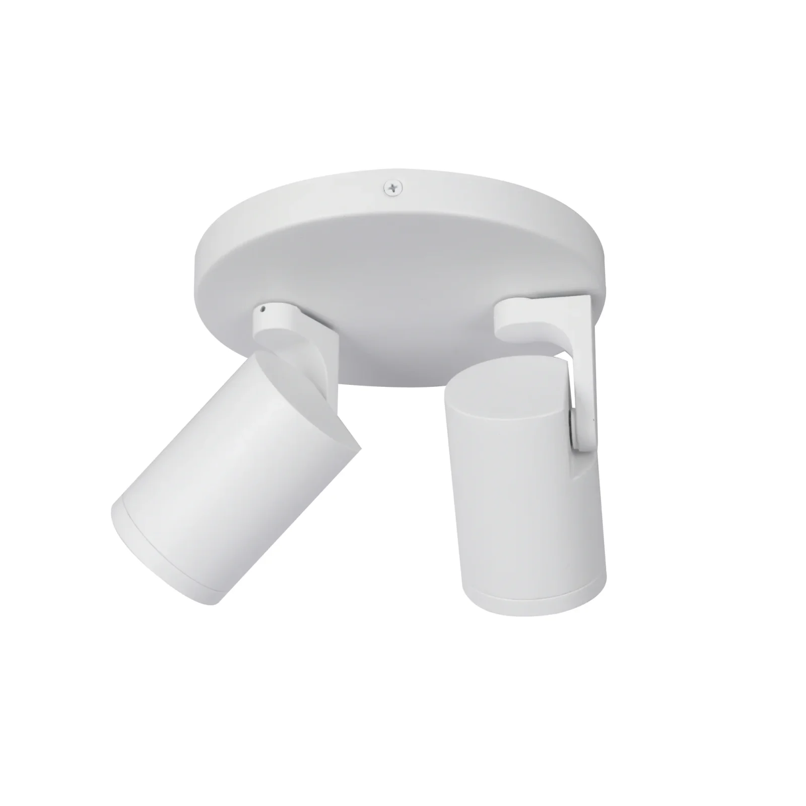 Plafondspot SOLO2, Rond, 2-Lichts, Kantelbaar, GU10, IP20, Wit