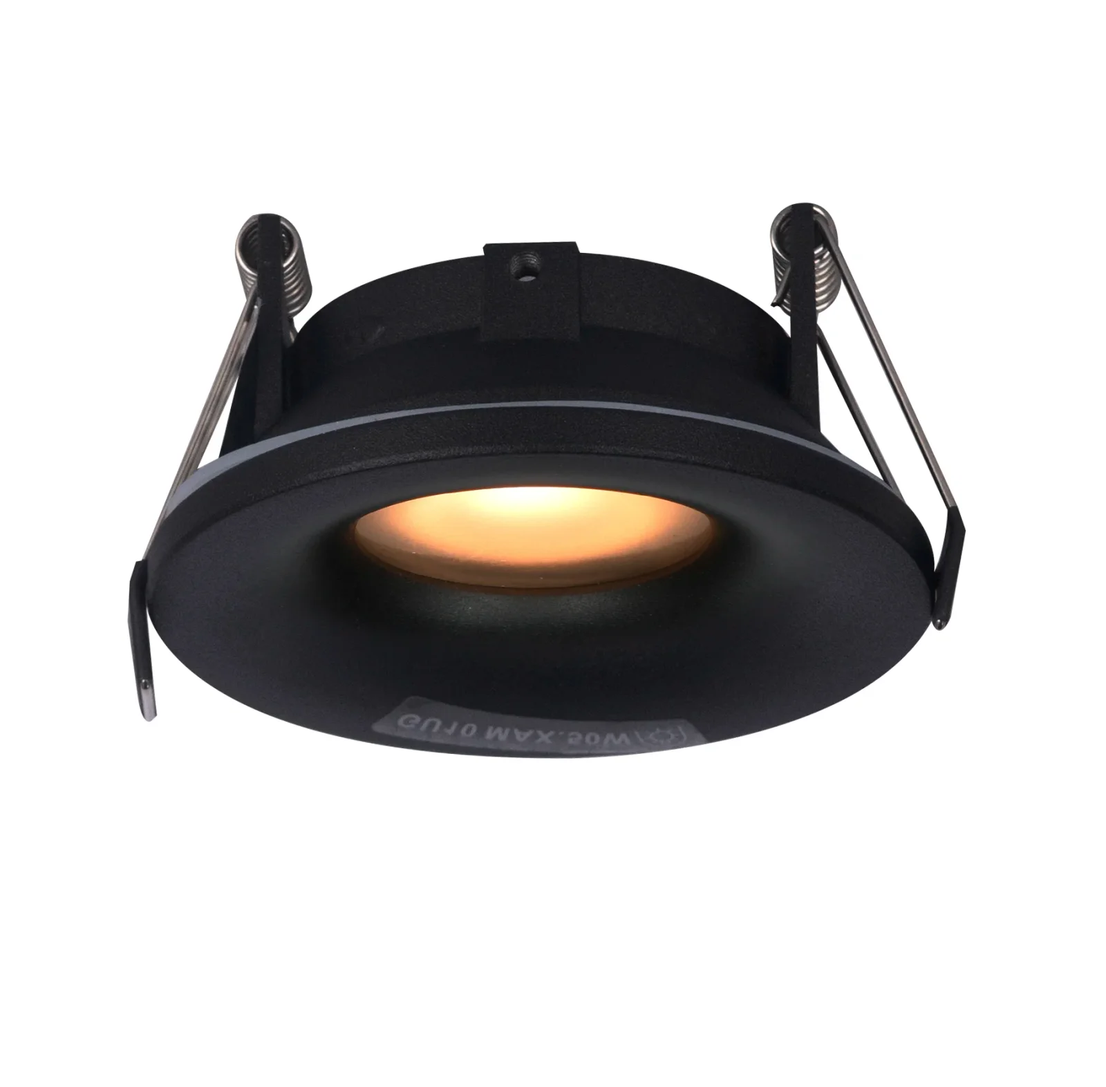 LED GU10 Inbouwspot Armatuur, DAZZLE IP, Zwart, IP44