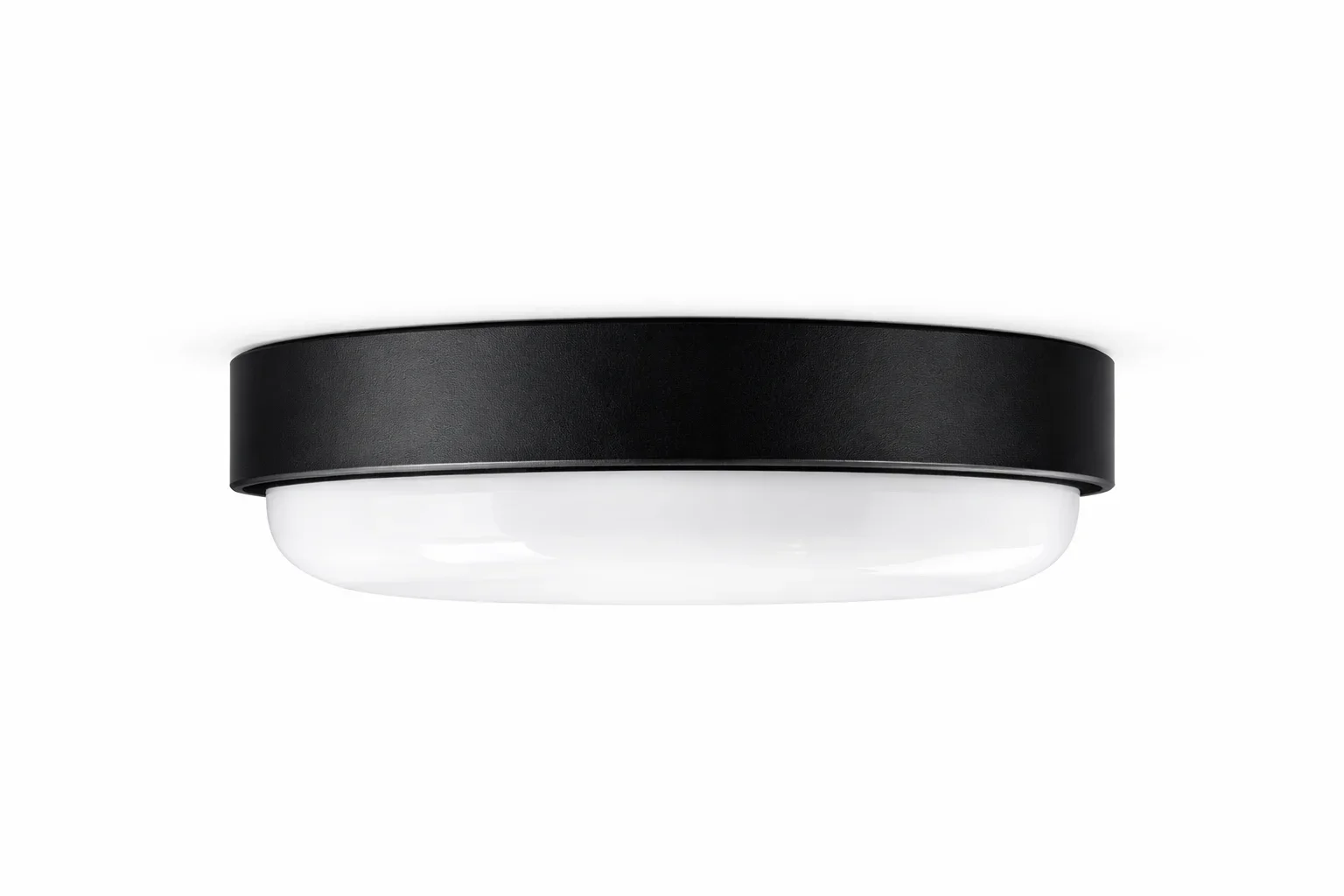 LED Plafondlamp, 14W, 1200 lumen, Ø19 cm, CCT 3000K-4000K-6500K, IP54, Zwart