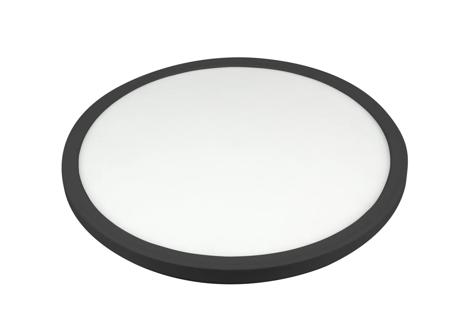 LED Plafondlamp, 15W, 1350 lumen, Ø22 cm, CCT 3000K-4000K-6500K, IP54, Zwart