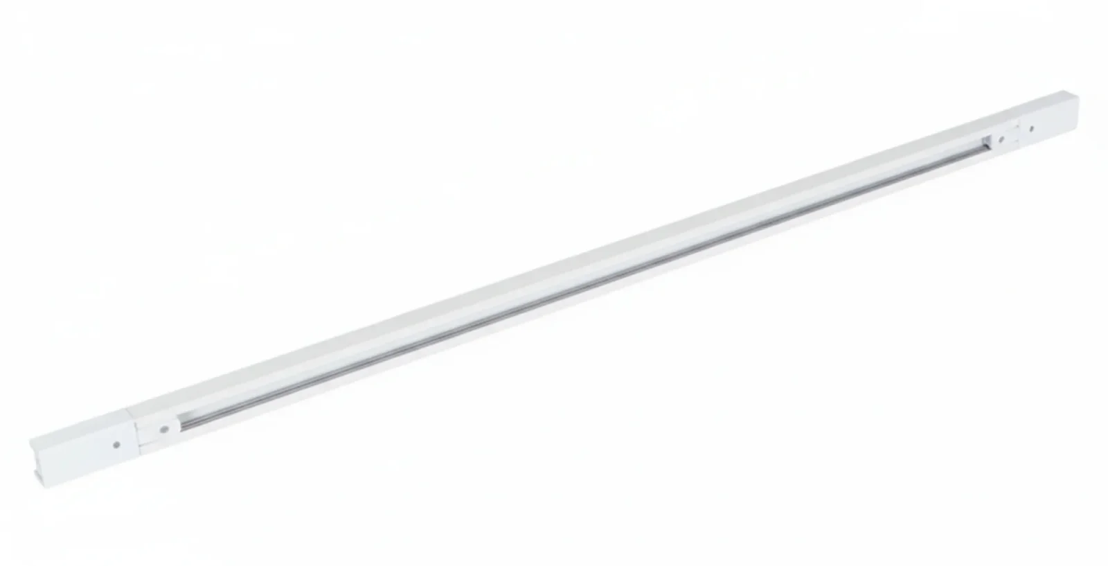 1-fase spanningsrail, 2000mm, Wit