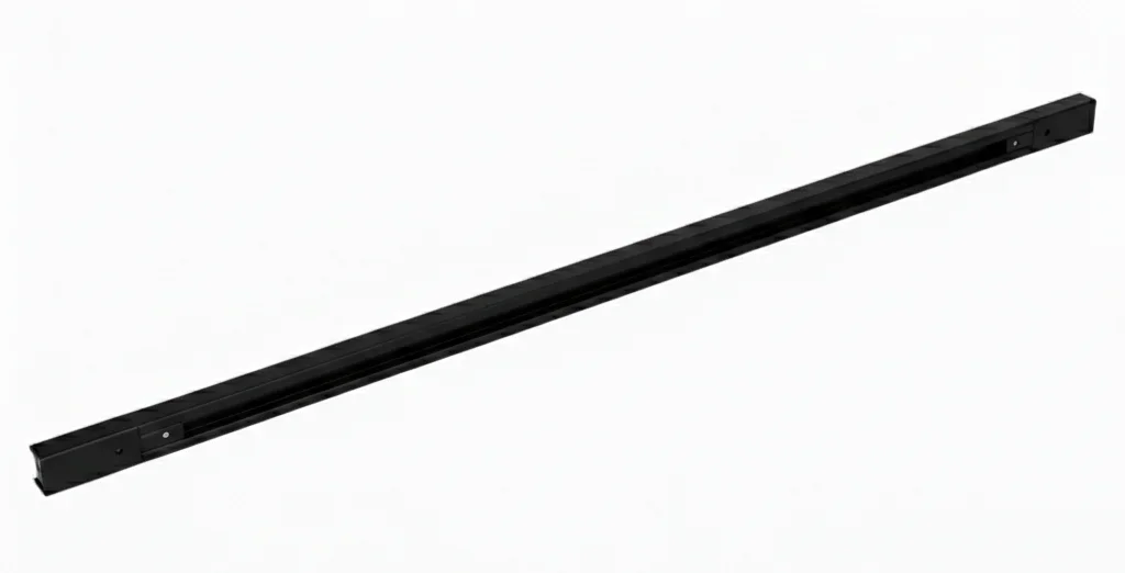 1-fase spanningsrail, 1500mm, Zwart