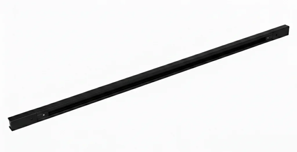 1-fase spanningsrail, 2000mm, Zwart
