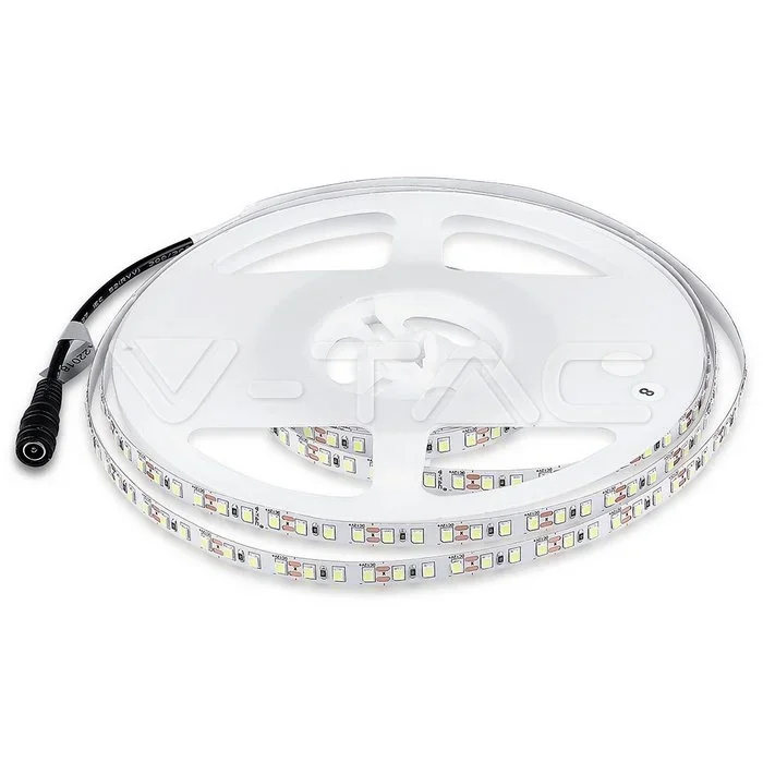 LED Strip 5 meter, 7.2W/m, 6400K Helder wit, IP20, 12V