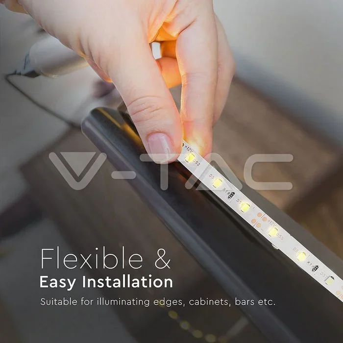LED Strip 5 meter, 3000K Warm Wit, IP20, 12V