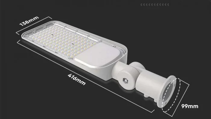 LED Straatlamp, Fotocel Sensor, 30W, Samsung Chip, Adapter, 4000K