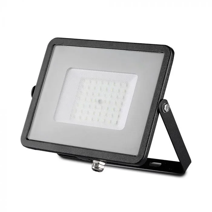 LED Breedstraler, 50W, 3000K Warm Wit, 4000lm, IP65, Zwart