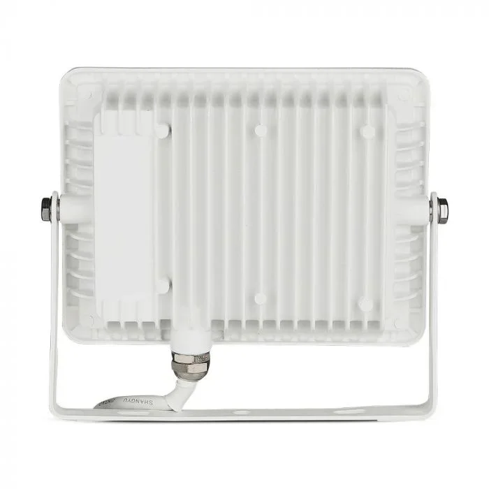 LED Breedstraler, 30W, SMD, Samsung LED Chip, 3000K, Witte Behuizing