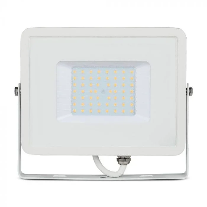 LED Breedstraler, 50W, SMD, Samsung LED Chip, 6500K, Witte Behuizing