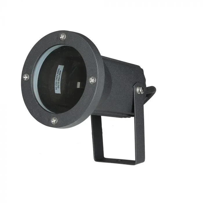 GU10 Prikspot, Aluminium, Zwart, IP44