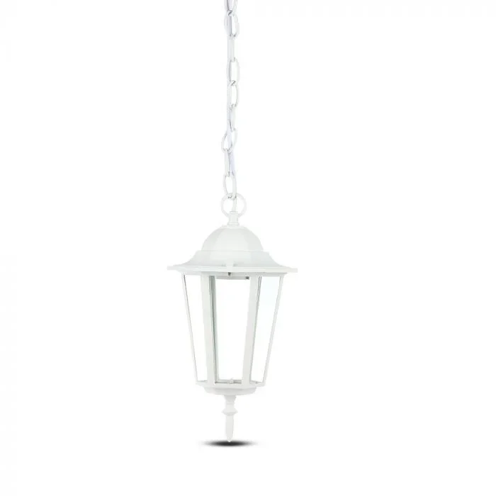 Tuin Plafondlamp, E27, Mat Wit