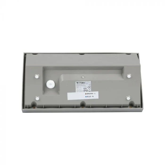LED Buitenverlichting, 20W, 3000K Warm Wit, Grijs