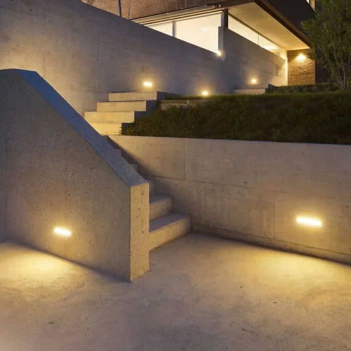 LED Buitenverlichting, 20W, 3000K Warm Wit, Grijs