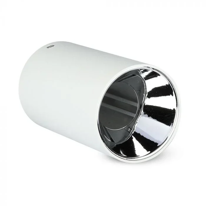 V-TAC GU10 Armatuur Rond | Wit & Chroom