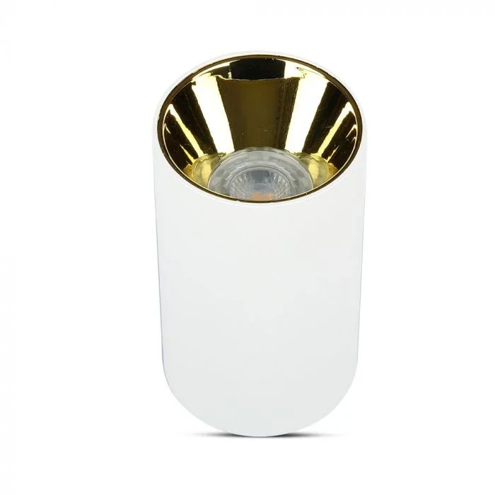 V-TAC GU10 Armatuur Rond | Wit & Goud