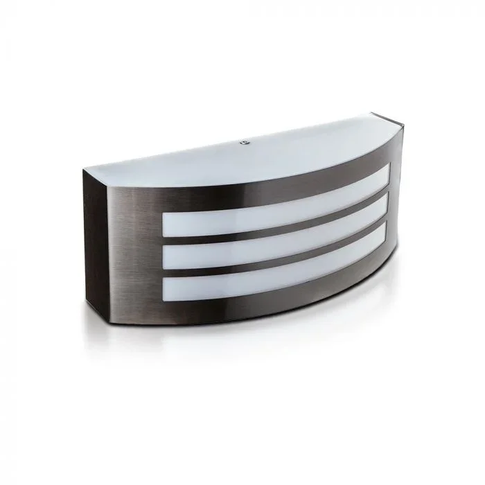 Wandlamp, E27, RVS en PC, IP44