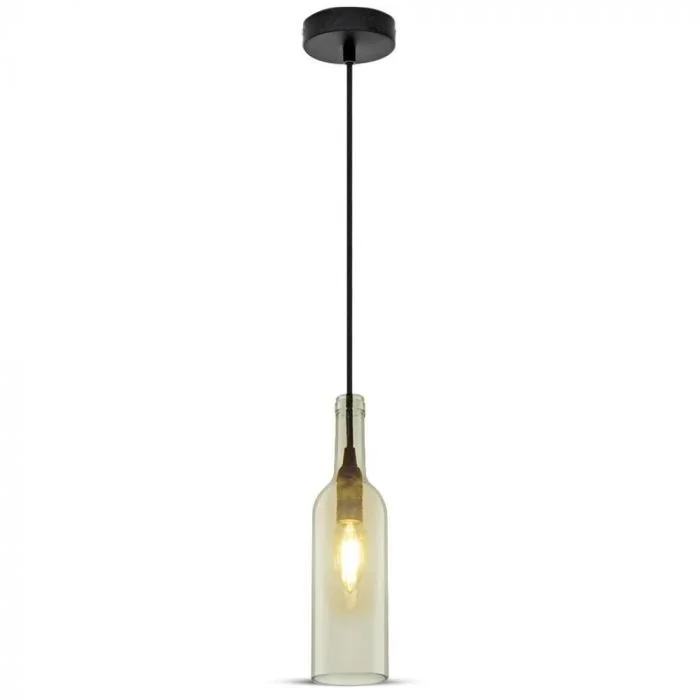Fles Hanglamp, E14, Transparant