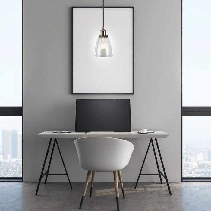 Glas Hanglamp, E27, Transparant