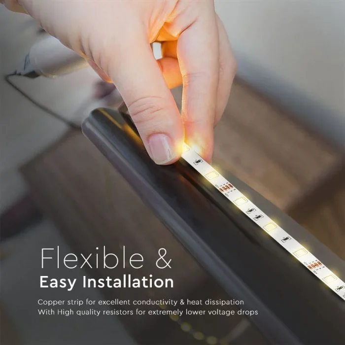 LED Strip Kit, 4W/m, IP65, 5 meter, EU Plug