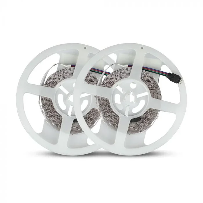 LED Strip Set, RGB, 4.8W/m, IP20, 2x5 meter, EU Plug