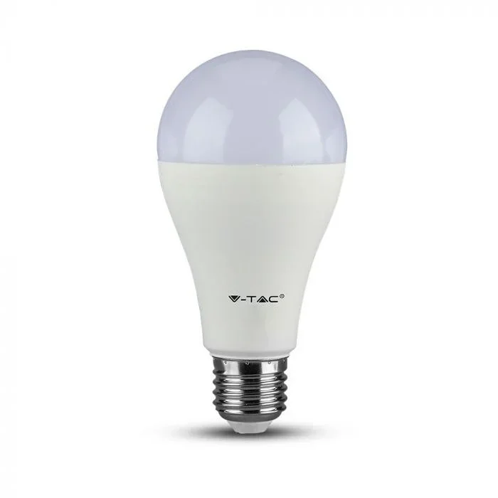 LED Lamp, Plastic, 15W, 4000K, E27