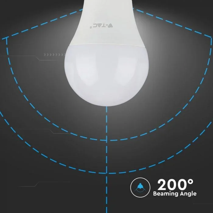 LED Lamp, 9W, Samsung Chip, 6400K Koud Wit, E27, 806 lumen