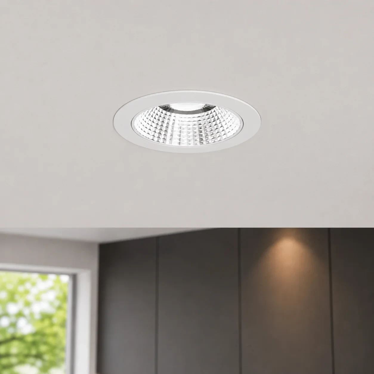 LED Downlight, 19–22–25W, CCT, Rond, IP54, Dimbaar, Wit