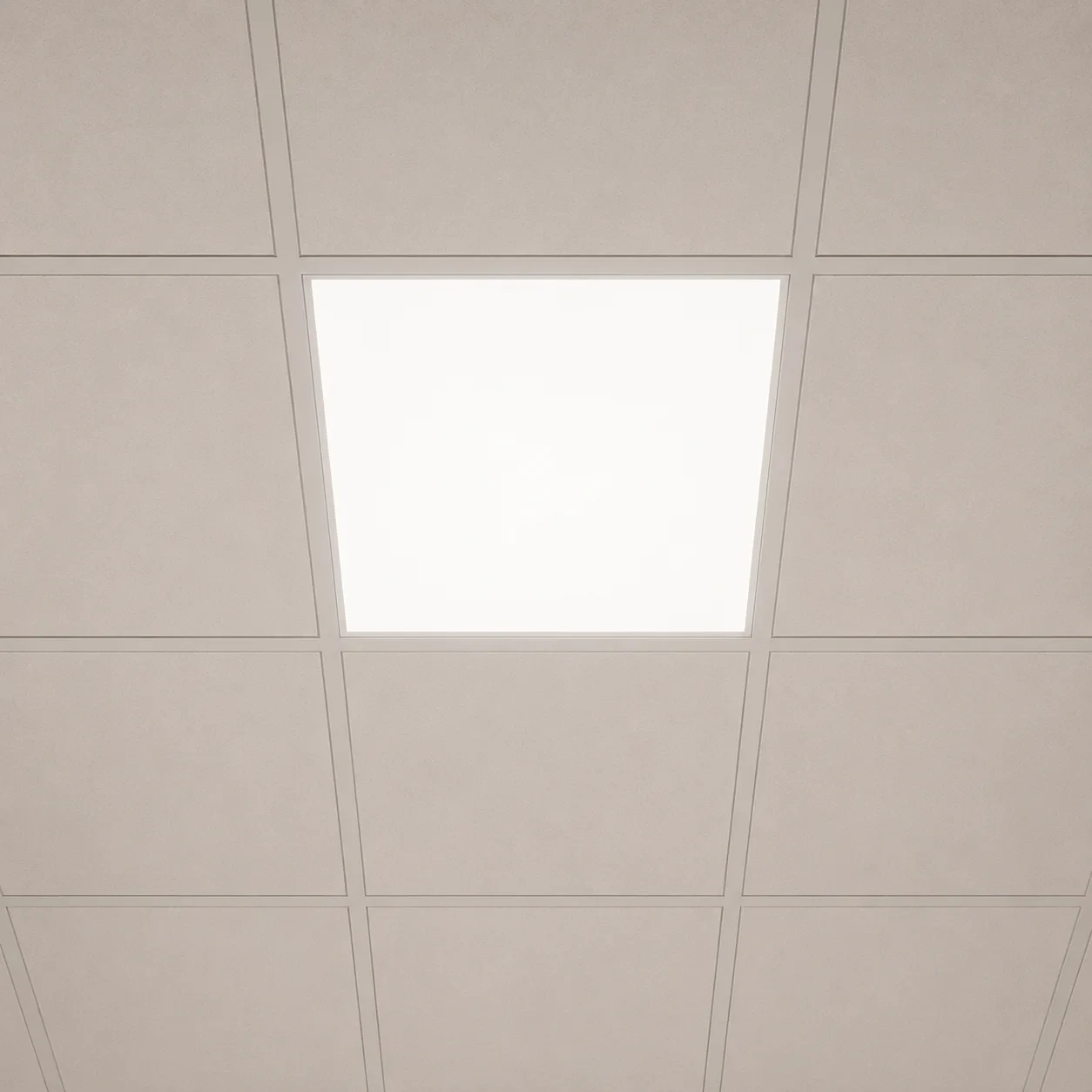 LED Backlight Paneel, 36W, 60x60cm, Incl. EU Snoer