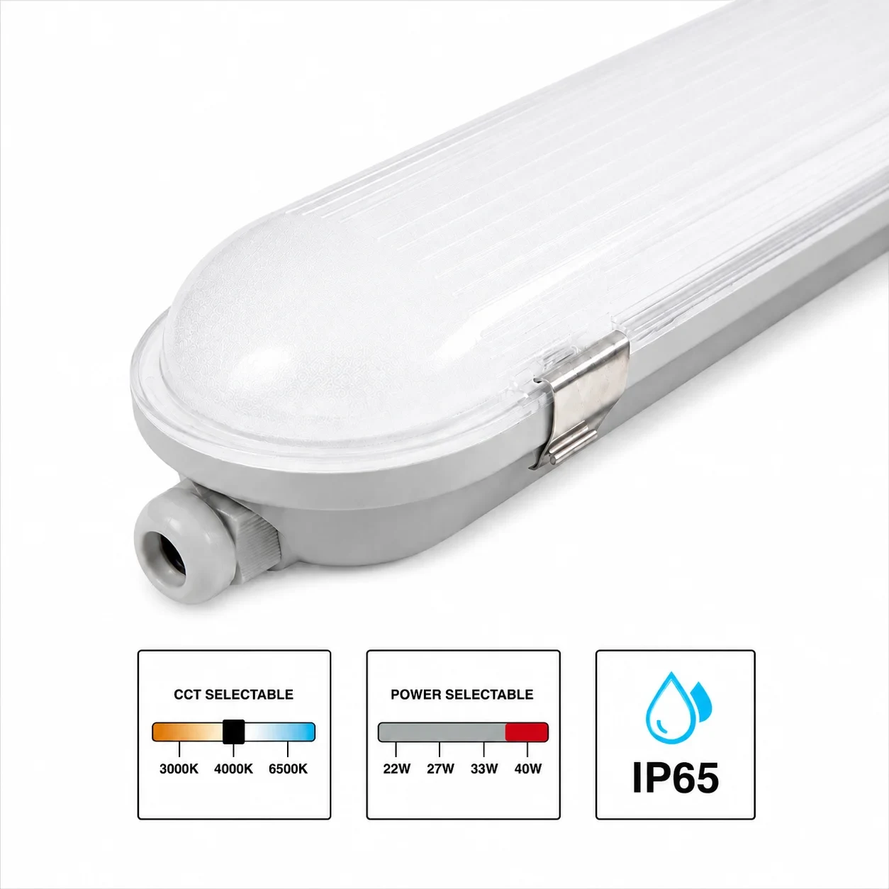 LED Waterdicht Armatuur Pro+, 150cm, 29W, 3000K/4000K/6500K, IP65