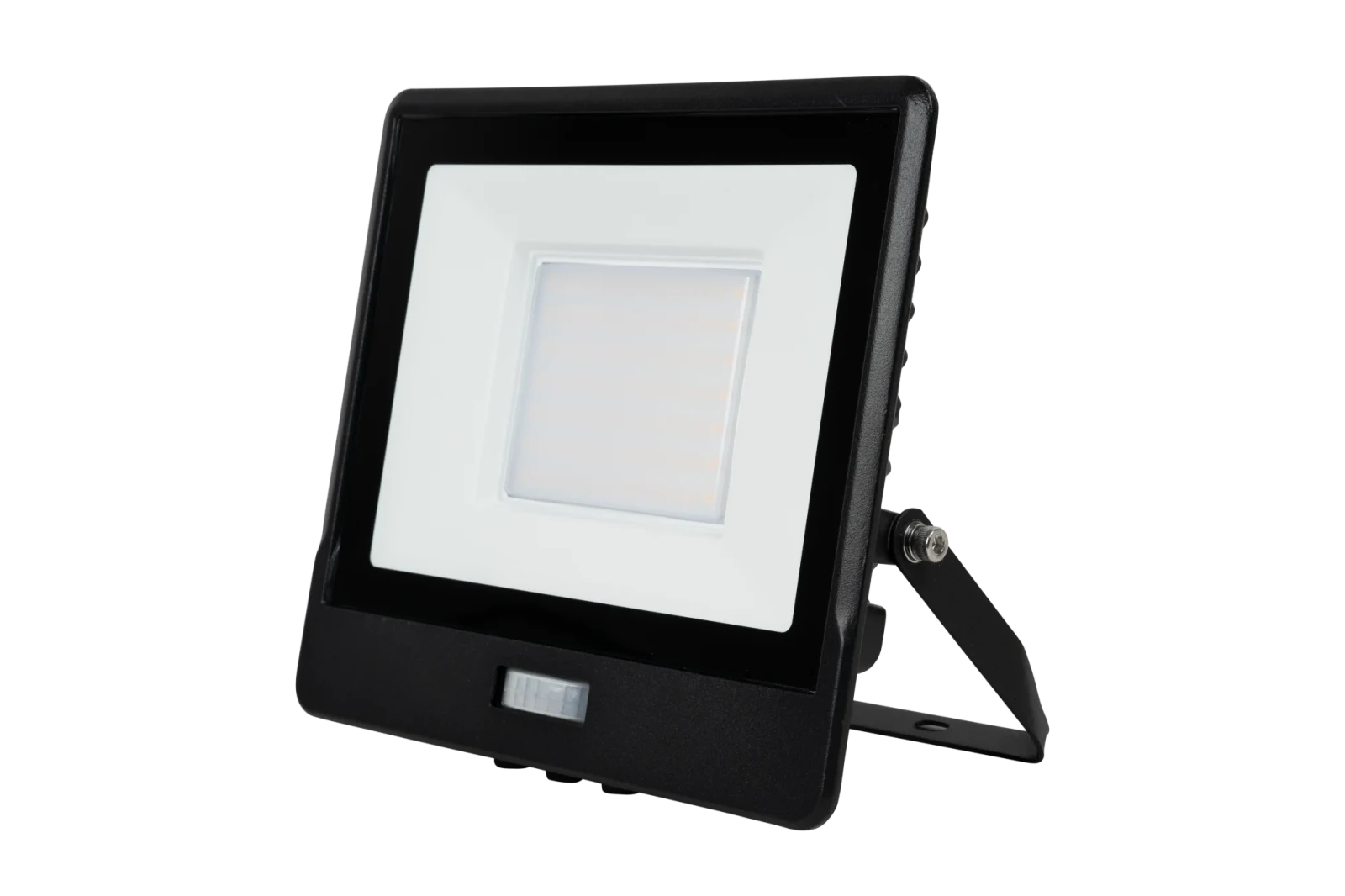 LED Breedstraler met Bewegingssensor, 50W, 6500K, IP65, Zwart